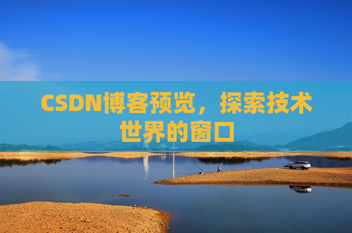CSDN博客预览,探索技术世界的窗口